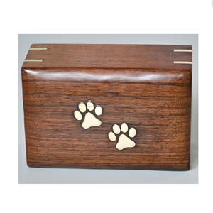 Wooden Urn <b>Box</b> for Pet <b>Ashes</b> | Wood Cremation Urns | Decorative Urns | - Product Image 2