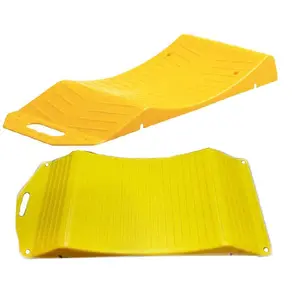 China Manufacture Curved Protection Plastic Wheel Chock Tyre Flat Spots Saver