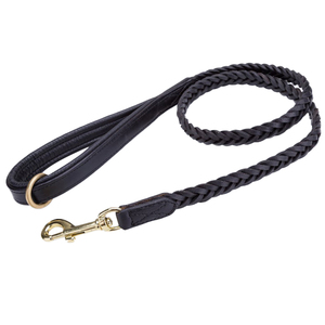 Personalized Leather Dog Leashes with Solid Luxury Design Custom Logo Dog Collar and <b>Rope</b> Leash-Wholesale Manufacturer - Product Image 3