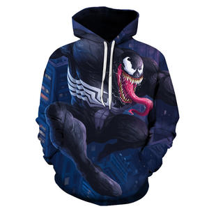 Sweat à capuche unisexe en coton de haute qualité, pour hommes, personnalisé avec imprimé de Chenille brodé, offre spéciale - Product Image 1