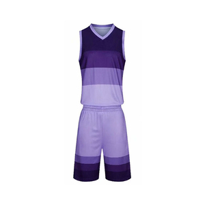 Logo personnalisé, meilleure vente fabricant, design personnalisé, col en v, vêtements d'été, sublimation, ensemble uniforme de basket-ball unisexe - Product Image 2