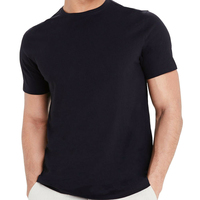 T-shirts en coton biologique 100% coton/fibre de bambou, logo personnalisé, manches courtes, vente en gros