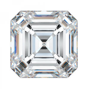 1ct Asscher Shape Lab Grown Diamond VS Clarity EF Color IGI Certified Diamante suelto para joyería personalizada - Product Image 1