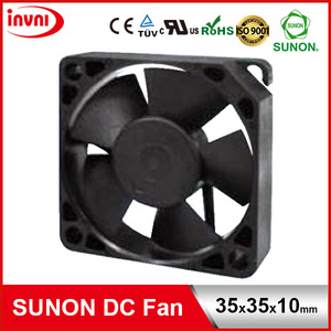 SUNON Maglev 12V DC พัดลมระบายความร้อนแบบแกนขนาดเล็กแบบไม่มีแปรง35*35*10 35X35X10มม. 35X35X10มม. (MF35101V2-10000-A99) - Product Image 2