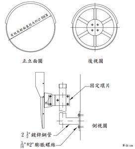 Espejo Convexo de Seguridad Vial de Placa Galvanizada para Protección Contra Caídas, Producto de Seguridad Vial Taiwanés - Product Image 3