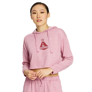 Sudaderas con capucha de alta calidad para mujer, Top corto en Color amarillo, con forro polar, sudaderas casuales a la venta - Product Image 4