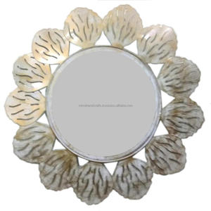 Espejo de pared redondo de METAL para decoración del hogar, para sala de estar, dormitorio, baño, pasillo - Product Image 5