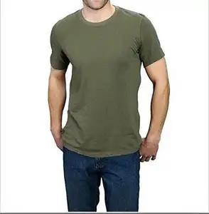 New latest design 100% cotton o neck t shirt for men long line for sale