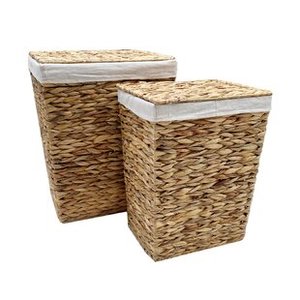 Water Hyacinth Hamper Water Hyacinth Laundry Basket <b>Storage</b> Dirty <b>Clothes</b> Vietnamese High Quality Product Cheap Price - Product Image 6
