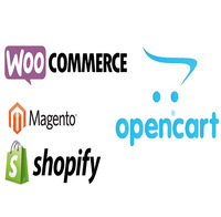Servicios de desarrollo de sitios web de carrito abierto para categoría de productos de software de negocios en línea de comercio electrónico multiservicio