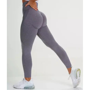 Wholesale Custom Logo Fitness Clothing High Waisted Woman Scrunch <b>Seamless</b> <b>Leggings</b> - Product Image 3