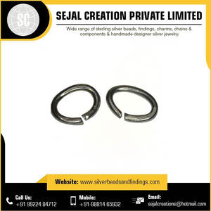 Modern Jump <b>Ring</b> in High Quality Sterling Silver Finish Latest Designs for Jewelry Findings & Components - Product Image 4