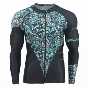 Rashguard pour homme de haute qualité, 100% polyester, tissu respirant, manches longues, séchage rapide, caractéristiques écologiques, couleur personnalisée - Product Image 4