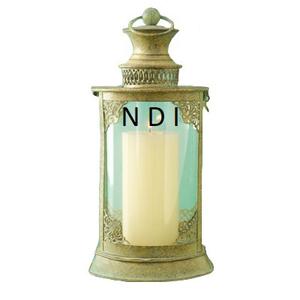 โคมไฟเทียนทีไลท์แบบโค้งทำจากสแตนเลสสำหรับตกแต่งบ้านโรงแรมระเบียงเทียนแขวน - Product Image 5