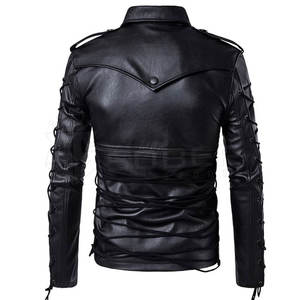 Nouvelle arrivée de vestes en cuir d'hiver pour hommes Fashion Style Canvas Outdoor Wear - Product Image 3