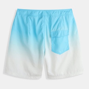 Wholesale Men's Eco-Friendly 100% Polyester Casual Summer Beach Board <b>Shorts</b> Mid Waist Drawstring Closure Knee Length Back - Product Image 2