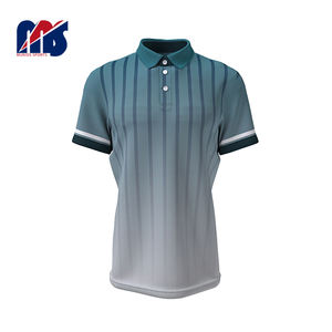 Tela de algodón Diseña tu propio Polo personalizado para hombre Marca de calidad Manga corta Alta calidad 100% Hombres Casual Verano - Product Image 4