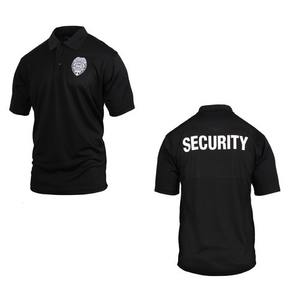 Camiseta Polo Táctica Personalizada con Parche, Uniforme de Personal de Seguridad, Camiseta de Seguridad 100% Poliéster, Camisetas de Servicios Especiales - Product Image 6