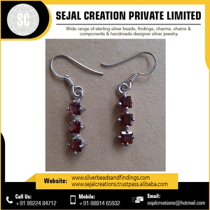 Meilleures boucles d'oreilles en argent sterling 925 avec pierres précieuses pour femmes pierre d'agate de style mignon pour les mariages - Product Image 2