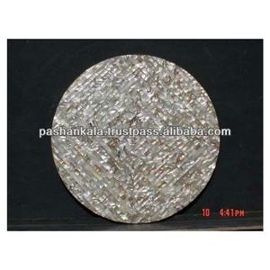 เปลือกหอยทะเลธรรมชาติแม่ของโต๊ะมุก - Product Image 1