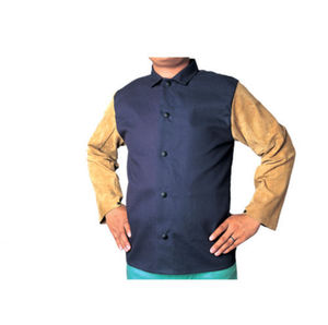 Vestes de soudage ignifuge, en cuir de vache fendu, vêtements de soudeur imperméables - Product Image 2