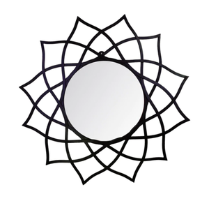 Top Selling Decorative Wall <b>mirror</b> 29" Metal Geometric Design Wall Decor <b>mirror</b> for The Living Room Bathroom Bedroom Entryway - Product Image 3