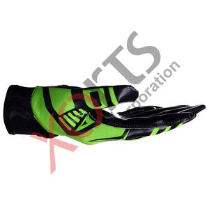 Gants de football américain personnalisés au design vert Gants de récepteur de football Gants de football américain avec prise en main super collante - Product Image 3