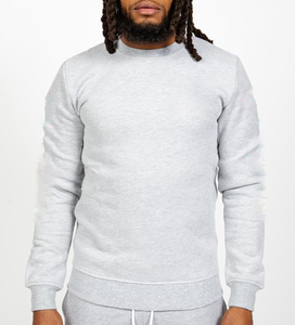 Logo personnalisé Col Ras Du Cou À Manches Longues Plaine Pull Sweatshirts Pour Hommes Hoodies Drop Shoulder No Strings Heavy Oversized Men Hoodie - Product Image 2