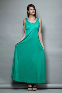 Atractivo Vestido Maxi de Fiesta sin Mangas con Cuello en V y Estampado Floral para Mujer, Largo hasta el Suelo, Cintura Tejida, Teñido Natural - Product Image 2