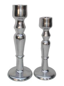 Hot Vantage Premium Moderne Décor De Noël Bougeoir En Aluminium Nickelé Style Indien Moderne Offre Spéciale Bougie Pilier Titulaire - Product Image 2