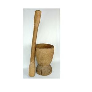 Juego de Mortero y Maja de Madera, Disponible al Mejor Precio en India, para Cocina, Restaurantes y Venta - Product Image 3