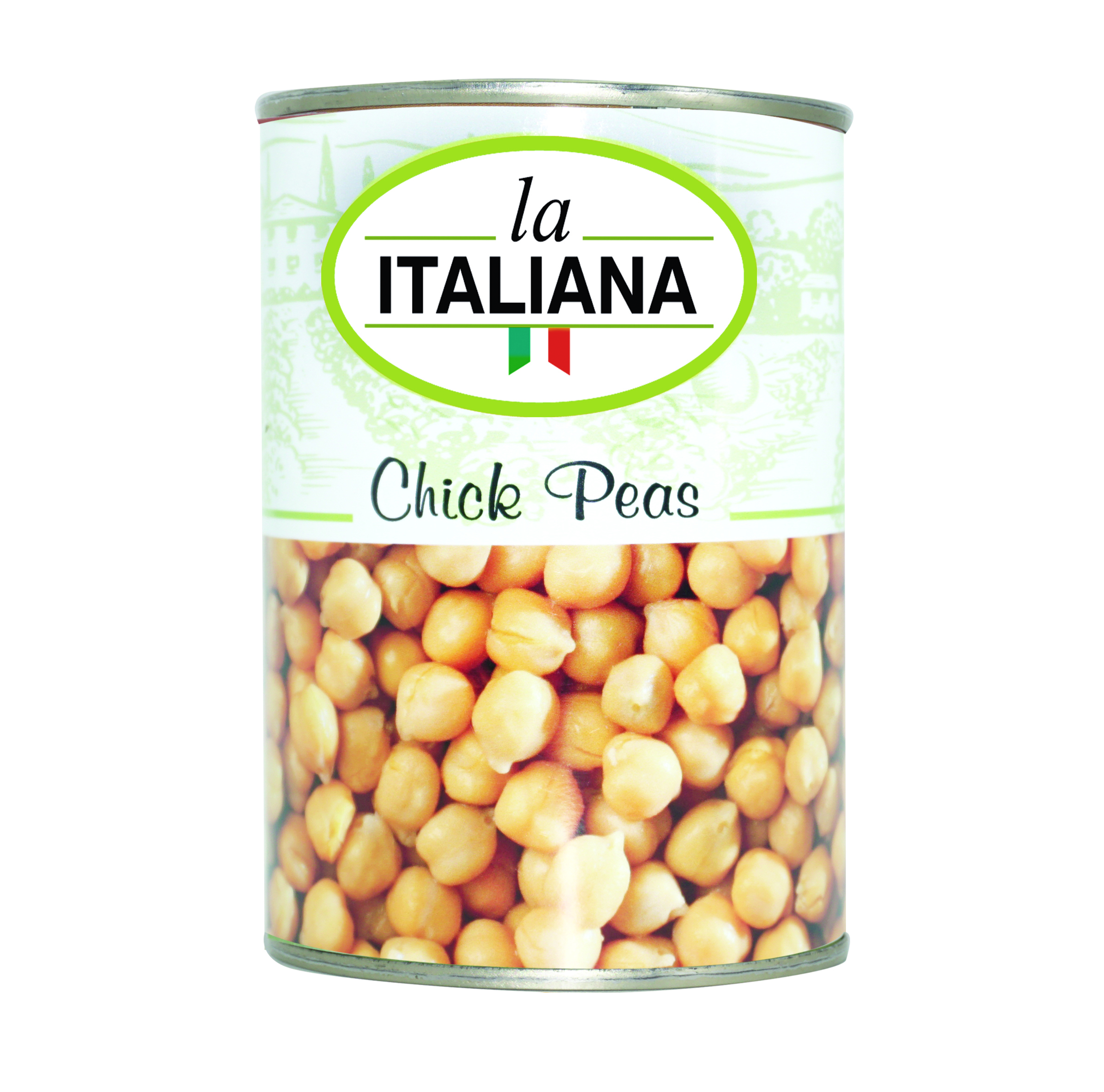 Guisantes salados de pulsos en lata, calidad Premium, hechos en Italia, 400g