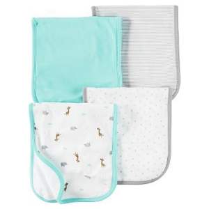 Organic Cotton Baby Cotton Bib Drool Bib Bandana Bibs Burp <b>Cloth</b> - Product Image 1