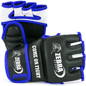 2023 nouveaux gants MMA en cuir PU de haute qualité personnalisés gants d'entraînement demi-doigt conception en gros gants UFC à la main - Product Image 5