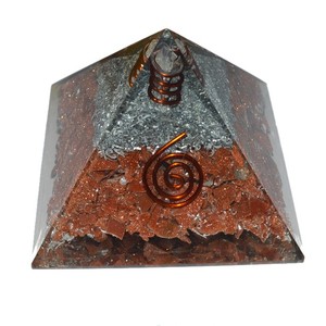 Acheter En Ligne Marron Sunstone Pyramides D'orgone avec Pointe En Cristal: Marron Sunstone Pyramides D'orgone avec Pointe En Cristal À Vendre - Product Image 1