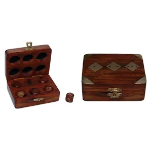 Boîte en bois de forme carrée, meilleure vente!, accessoires de jeu décoratifs pour la maison, boîte pour enfants de jeu d'intérieur
