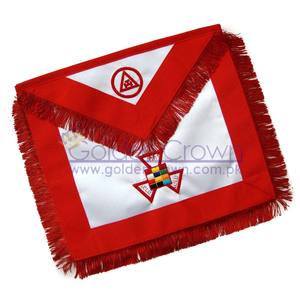 Masonic Royal Arch Past Sumo Sacerdote PHP Delantal Bordado a mano | Masonic Regalia Delantal Proveedor - Product Image 1