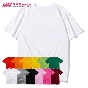 China Produkte Hersteller Custom ized OEM ODM weiße Uniform Herren 100% Baumwolle Hemd leer Kurzarm T-Shirt für Männer