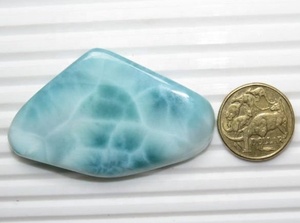 Haute qualité Larimar belle au bois dormant Cabochon plaine fantaisie forme pierre gemme en vrac prix de gros par pierre naturelle pour bijoux - Product Image 5