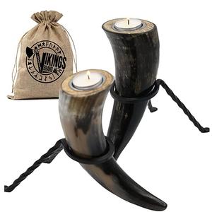 Buffalo Horn <b>Candle</b> Holder With Home and Hotel Decorative <b>Tealight</b> <b>Candle</b> With Best Christmas Day Decorative Use - Product Image 2