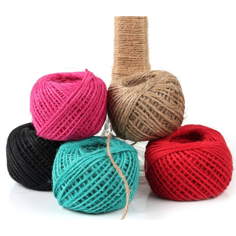 Customised Color Best Quality 100% Export Oriented Colorful Jute Yarn from Bangladesh