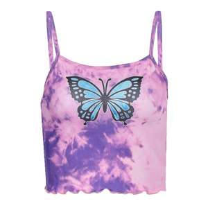 Top corto con diseño de mariposa para mujer, Top corto con diseño OEM personalizado, precio barato - Product Image 1