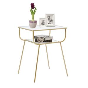 Table de centre luxueuse en métal avec miroir au design moderne fait à la main Style traditionnel de qualité supérieure Unique pour un usage domestique en gros - Product Image 1