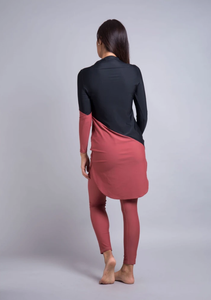 Bañador conservador de manga larga para mujer, traje de baño musulmán de alta calidad, traje de baño sublimado - Product Image 2