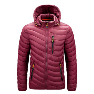 Veste matelassée pour homme de qualité personnalisable Nouvelle mode Chaude à capuche Imperméable Séchage rapide Respirante Manteau d'hiver - Product Image 1