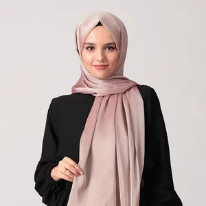 Hijab di chiffon turco per le donne, scialle di cotone, sciarpa musulmana, copricapo istantaneo, commercio all'ingrosso