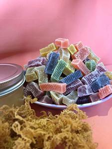 ต้นมอสทะเลสีทองและสีม่วง/มอสทะเลดิบ/สีขาว euchema cottonii สาหร่ายมิสลิลลี่ - Product Image 4