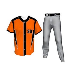 Uniforme de béisbol transpirable de secado rápido, Top exigido, precio razonable, uniforme de béisbol de suministro directo de fábrica hecho por profesionales - Product Image 4