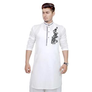 ผู้ชายผ้าฝ้ายKurtaที่แตกต่างกันSalwar Kameezสี - Product Image 3