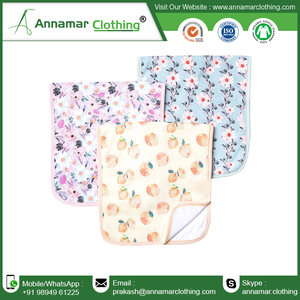 Ustom-paño de muselina con estampado rotativo para eructar, conjunto de dos estampados diferentes para bebé, gasa para eructar - Product Image 6